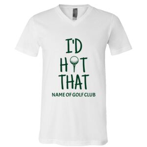 BELLA + CANVAS Unisex Jersey V-Neck Tee Thumbnail