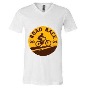 BELLA + CANVAS Unisex Jersey V-Neck Tee Thumbnail