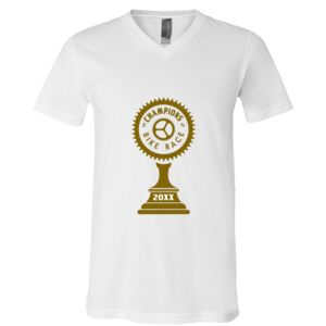 BELLA + CANVAS Unisex Jersey V-Neck Tee Thumbnail