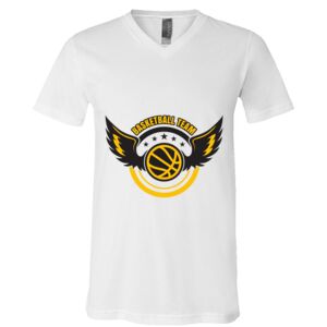 BELLA + CANVAS Unisex Jersey V-Neck Tee Thumbnail