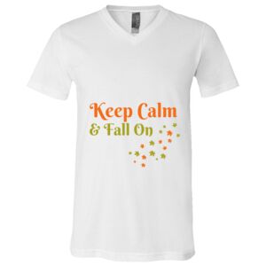 BELLA + CANVAS Unisex Jersey V-Neck Tee Thumbnail