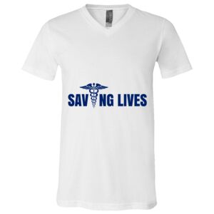 BELLA + CANVAS Unisex Jersey V-Neck Tee Thumbnail