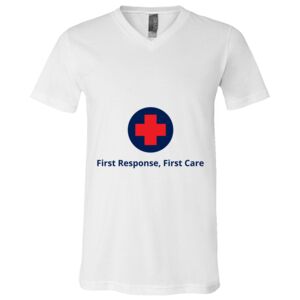 BELLA + CANVAS Unisex Jersey V-Neck Tee Thumbnail