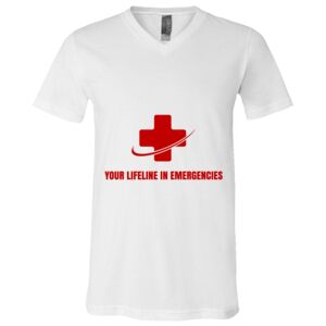 BELLA + CANVAS Unisex Jersey V-Neck Tee Thumbnail