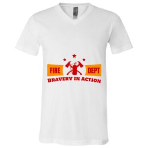 BELLA + CANVAS Unisex Jersey V-Neck Tee Thumbnail