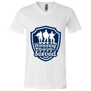 BELLA + CANVAS Unisex Jersey V-Neck Tee Thumbnail