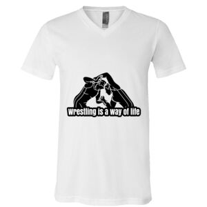 BELLA + CANVAS Unisex Jersey V-Neck Tee Thumbnail