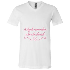 BELLA + CANVAS Unisex Jersey V-Neck Tee Thumbnail