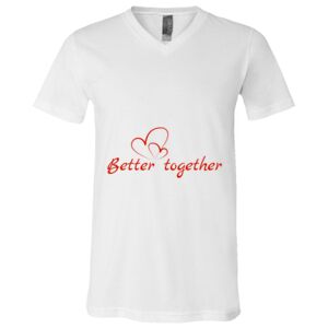 BELLA + CANVAS Unisex Jersey V-Neck Tee Thumbnail