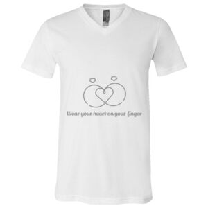 BELLA + CANVAS Unisex Jersey V-Neck Tee Thumbnail