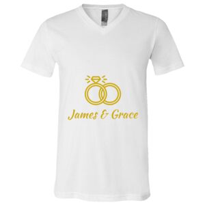 BELLA + CANVAS Unisex Jersey V-Neck Tee Thumbnail