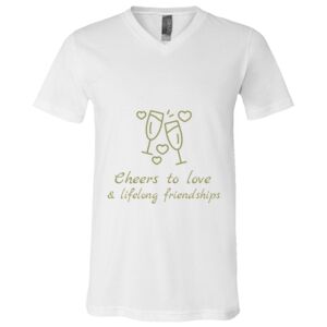 BELLA + CANVAS Unisex Jersey V-Neck Tee Thumbnail