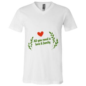 BELLA + CANVAS Unisex Jersey V-Neck Tee Thumbnail