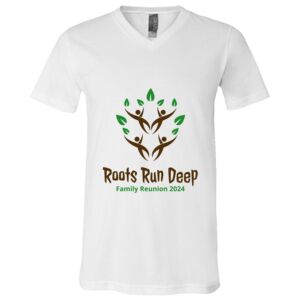 BELLA + CANVAS Unisex Jersey V-Neck Tee Thumbnail