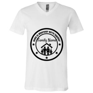 BELLA + CANVAS Unisex Jersey V-Neck Tee Thumbnail