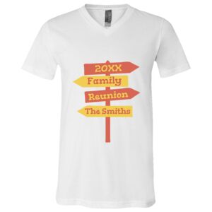 BELLA + CANVAS Unisex Jersey V-Neck Tee Thumbnail