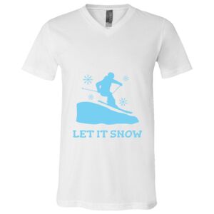 BELLA + CANVAS Unisex Jersey V-Neck Tee Thumbnail