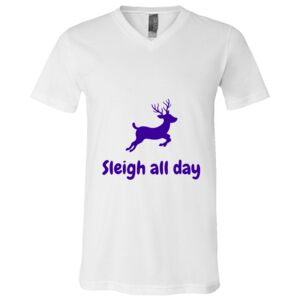 BELLA + CANVAS Unisex Jersey V-Neck Tee Thumbnail