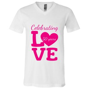 BELLA + CANVAS Unisex Jersey V-Neck Tee Thumbnail