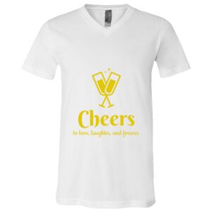 BELLA + CANVAS Unisex Jersey V-Neck Tee Thumbnail