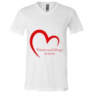 BELLA + CANVAS Unisex Jersey V-Neck Tee Thumbnail