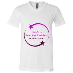 BELLA + CANVAS Unisex Jersey V-Neck Tee Thumbnail