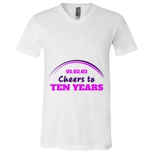 BELLA + CANVAS Unisex Jersey V-Neck Tee Thumbnail