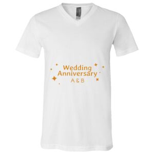 BELLA + CANVAS Unisex Jersey V-Neck Tee Thumbnail