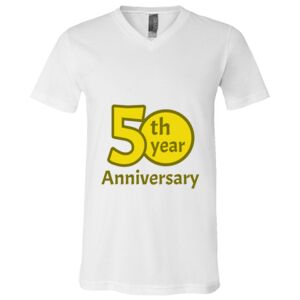 BELLA + CANVAS Unisex Jersey V-Neck Tee Thumbnail