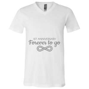 BELLA + CANVAS Unisex Jersey V-Neck Tee Thumbnail