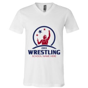 BELLA + CANVAS Unisex Jersey V-Neck Tee Thumbnail