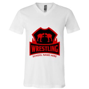 BELLA + CANVAS Unisex Jersey V-Neck Tee Thumbnail