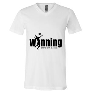 BELLA + CANVAS Unisex Jersey V-Neck Tee Thumbnail