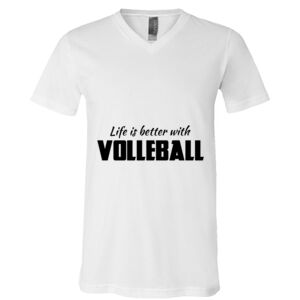 BELLA + CANVAS Unisex Jersey V-Neck Tee Thumbnail