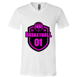 BELLA + CANVAS Unisex Jersey V-Neck Tee Thumbnail