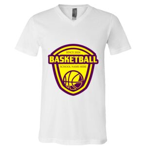 BELLA + CANVAS Unisex Jersey V-Neck Tee Thumbnail