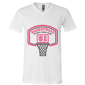 BELLA + CANVAS Unisex Jersey V-Neck Tee Thumbnail