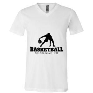 BELLA + CANVAS Unisex Jersey V-Neck Tee Thumbnail