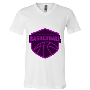 BELLA + CANVAS Unisex Jersey V-Neck Tee Thumbnail