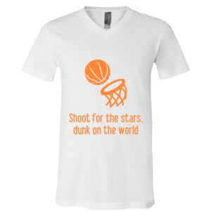 BELLA + CANVAS Unisex Jersey V-Neck Tee Thumbnail