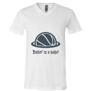 BELLA + CANVAS Unisex Jersey V-Neck Tee Thumbnail