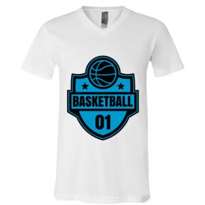 BELLA + CANVAS Unisex Jersey V-Neck Tee Thumbnail