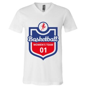 BELLA + CANVAS Unisex Jersey V-Neck Tee Thumbnail