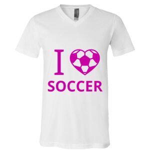 BELLA + CANVAS Unisex Jersey V-Neck Tee Thumbnail