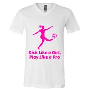 BELLA + CANVAS Unisex Jersey V-Neck Tee Thumbnail