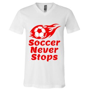 BELLA + CANVAS Unisex Jersey V-Neck Tee Thumbnail