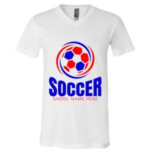 BELLA + CANVAS Unisex Jersey V-Neck Tee Thumbnail