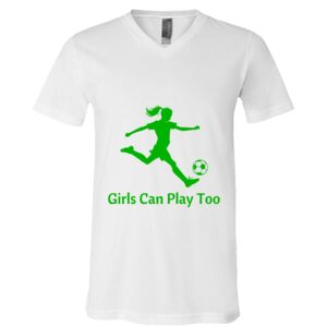 BELLA + CANVAS Unisex Jersey V-Neck Tee Thumbnail