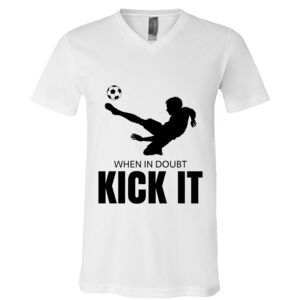 BELLA + CANVAS Unisex Jersey V-Neck Tee Thumbnail