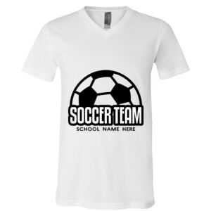 BELLA + CANVAS Unisex Jersey V-Neck Tee Thumbnail